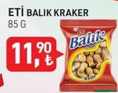 ETİ BALIK KRAKER 85 G ETİ BALIK KRAKER 85 G